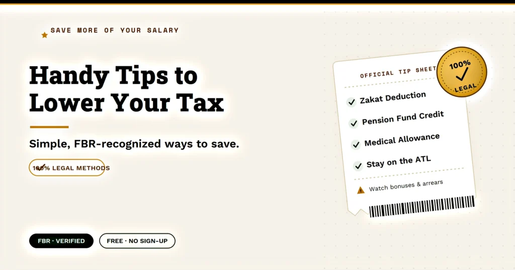 Handy Tips to Lower Your Tax (Legally)